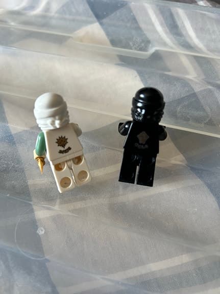 Rubrik: LEGO Ninjago DX - Zane & Cole (2011) Ovanliga Minifigurer