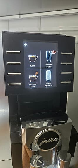 Jura Z6 helautomatisk premium kaffemaskin - nyservad