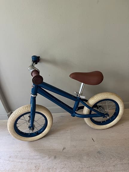 Stålhästen balanscykel 12" blå