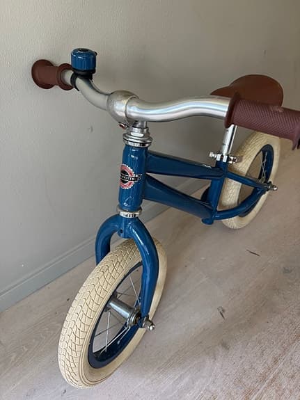Stålhästen balanscykel 12" blå