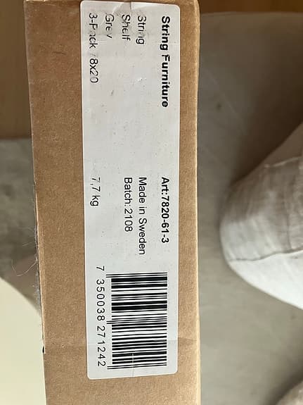 String hyllor