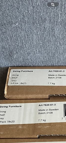 String hyllor