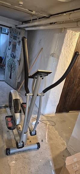 Crosstrainer silver/svart