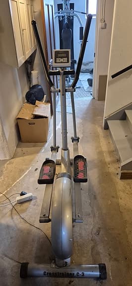 Crosstrainer silver/svart