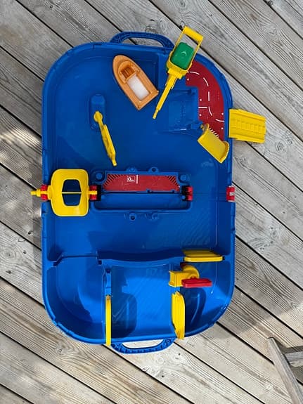 Aquaplay vattenbana lekset med båt och tillbehör