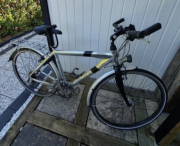 Crescent herrcykel 28" M silver