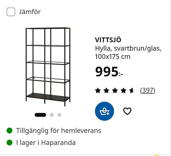 Vittsjö hylla