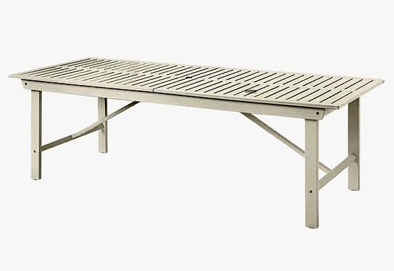 IKEA Bondholmen trädgårdsbord 235x90 cm grå