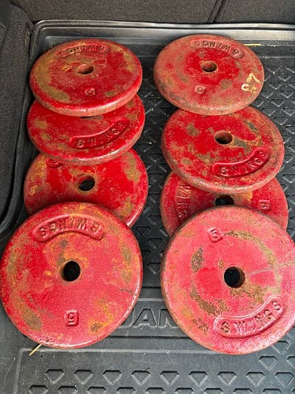 Vikter 25 mm 8x5 kg