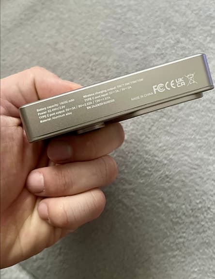 Vunzo Powerbank iPhone 16000mAh PD20 W