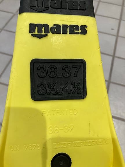 Mares simfenor stl 36–37 gul/svarta