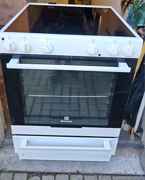 Kanon Fin Vit Spis ELECTROLUX 60 cm Varmluftsugn 400 V
