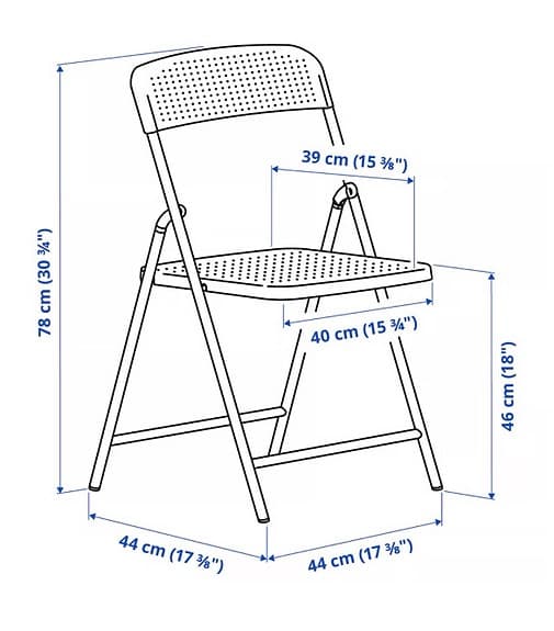 IKEA TORPARÖ vit/beige inom-/utomhusstol