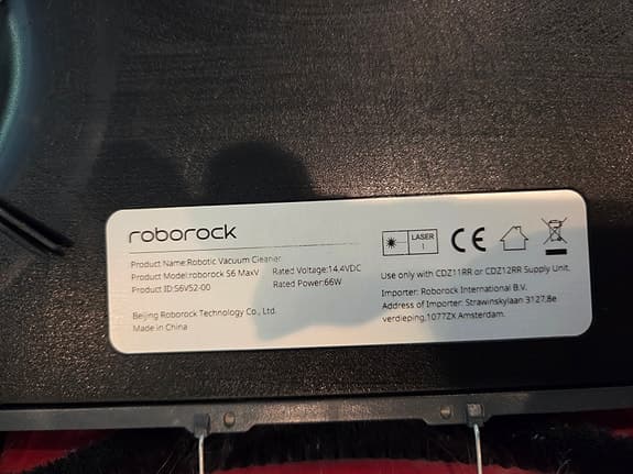 Roborock S6 MaxV robotdammsugare svart