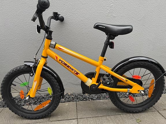 Yosemite barncykel 16" gul