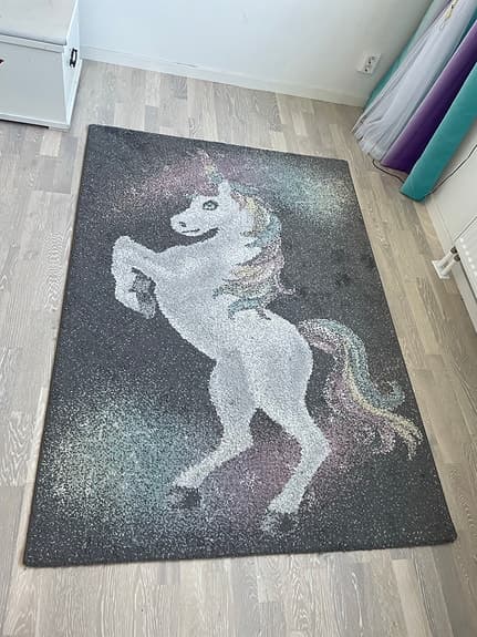 Unicornmatta 170x120 cm