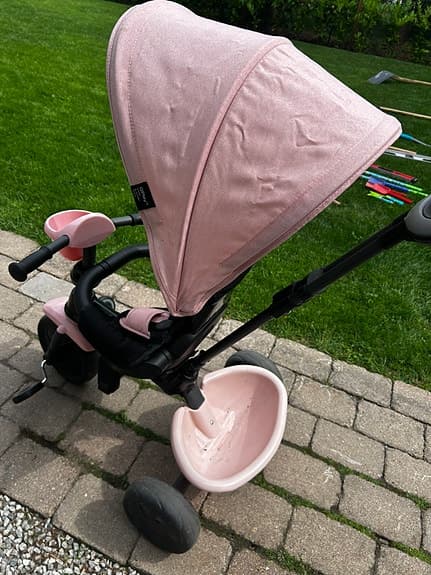 QPlay Cosy 4-i-1 Trehjuling, Rosa