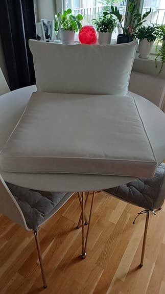 Sitt- och ryggkuddar till loungestol ×2