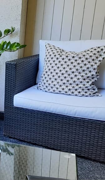 Sitt- och ryggkuddar till loungestol ×2