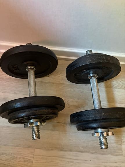 Hantel med justerbara vikter Paket 1
