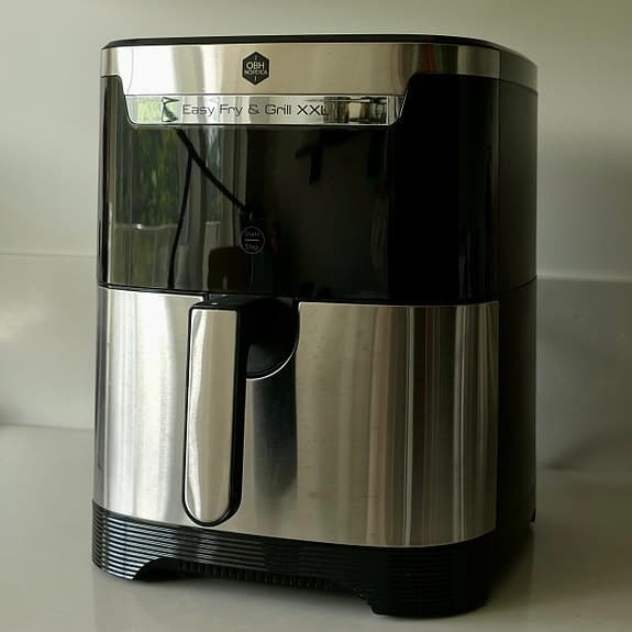 OBH Nordica Easy Fry & Grill XL airfryer rostfri i orginalförpackning