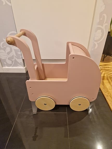 Gåvagn rosa retro