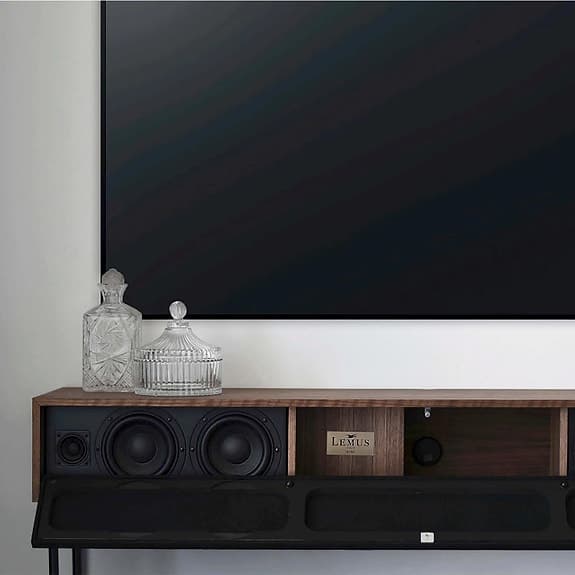 Lemus Home Artistic -  soundbar högtalare valnöt