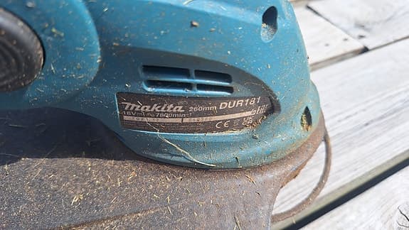 Makita DUR181 grästrimmer 18V blå