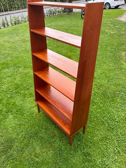Bokhylla i teak, 1950-tal