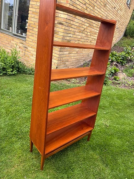 Bokhylla i teak, 1950-tal