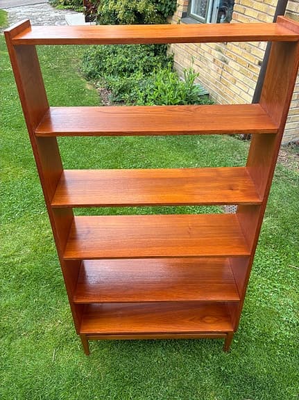 Bokhylla i teak, 1950-tal