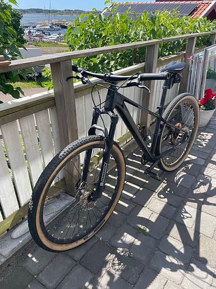 Svart mountainbike 29" stl L unisex svart
