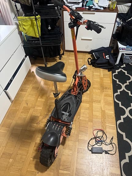 Elscooter Nitrox OR1600 Dirt 1600W 48V – Uppgraderad till litium