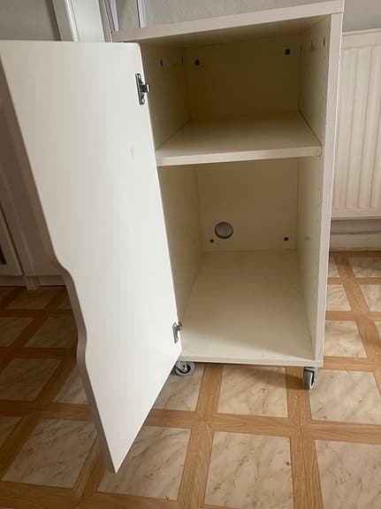 ALEX Förvaringsmöbel, vit, 36x70 cm