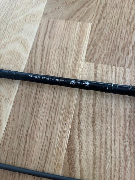 Shimano Nasci Spinning 6”3 3-14g, NAS63LFE