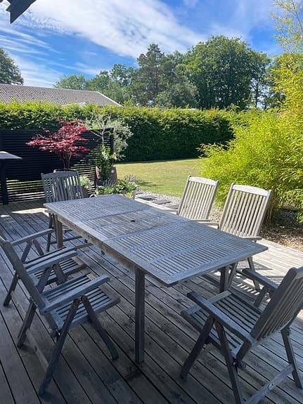 Möbelgrupp i teak