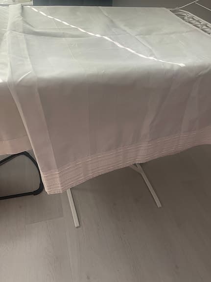 Jotex vit gardinlängd textil