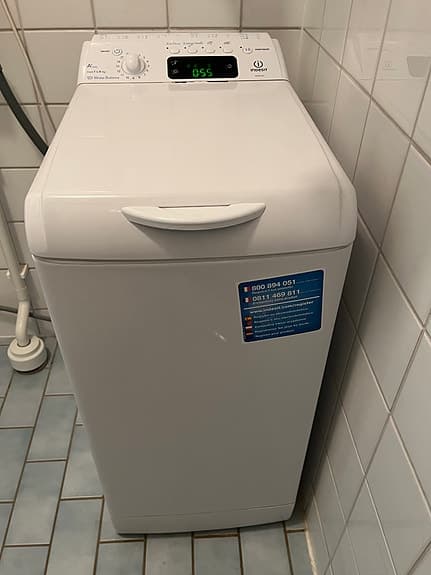 Toppmatad tvättmaskin, 6 kg