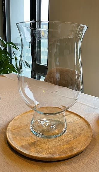 Handgjord glasvas (Ny)