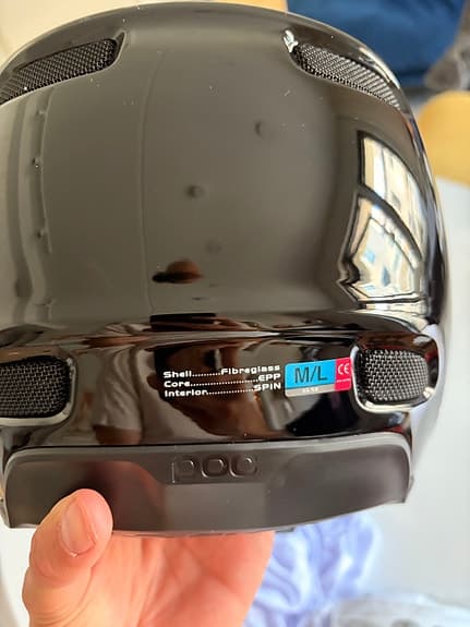 Ny POC Coron Air Spin cykelhjälm M/L svart