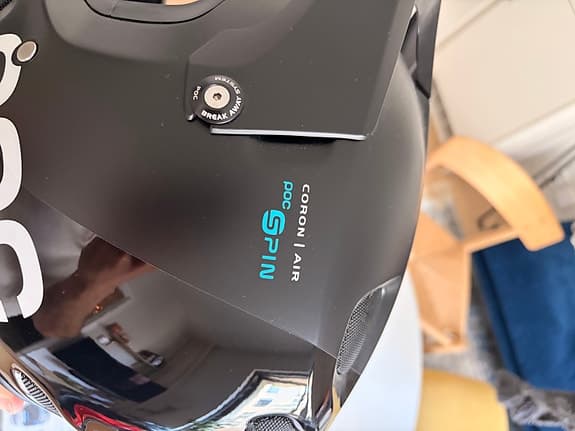 Ny POC Coron Air Spin cykelhjälm M/L svart