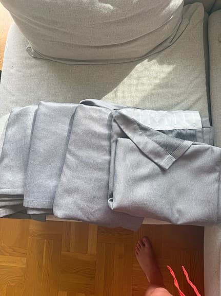 Mörkläggande gardiner, 4 längder