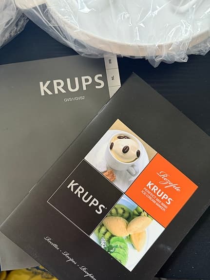 Krups glassmaskin vit