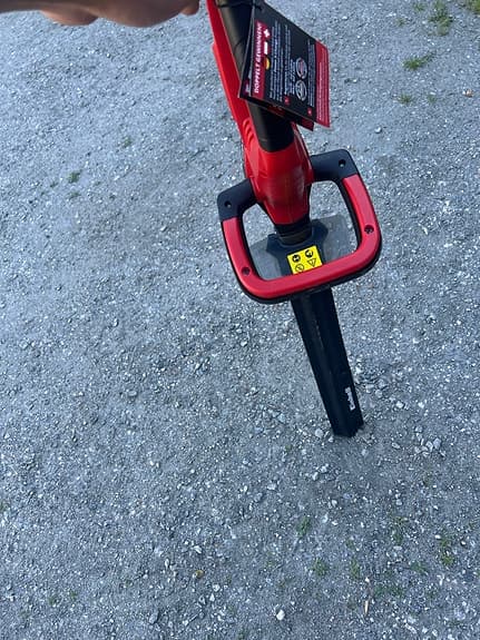 Grästrimmer/röjsåg röd svart