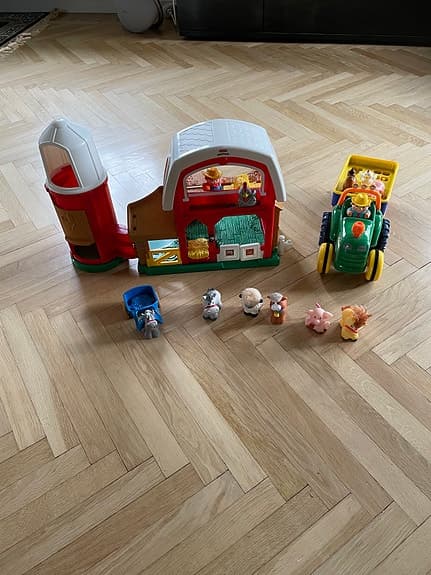 Fisher-Price bondgård med traktor och djur