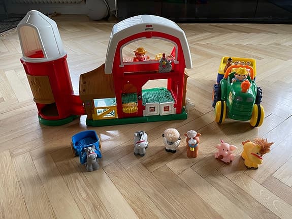 Fisher-Price bondgård med traktor och djur