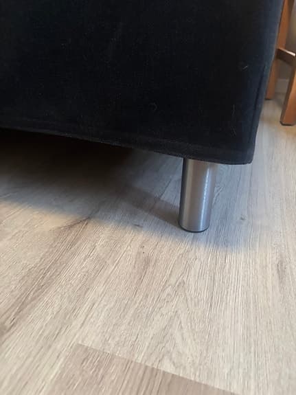 Jysk resårbotten säng 120*200 svart