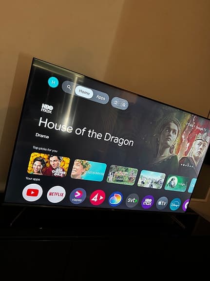 TCL 55” smart tv 4K LED