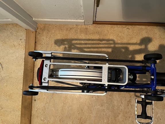 Brompton M6R Piccadilly Blue, Hopfällbar cykel