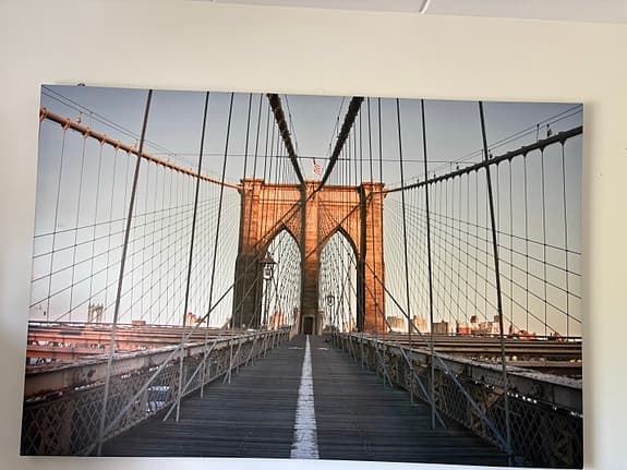 IKEA tavla Brooklyn Bridge ca 150 cm